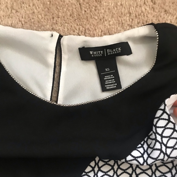 WHBM asymmetrical tunic top - Picture 3 of 5